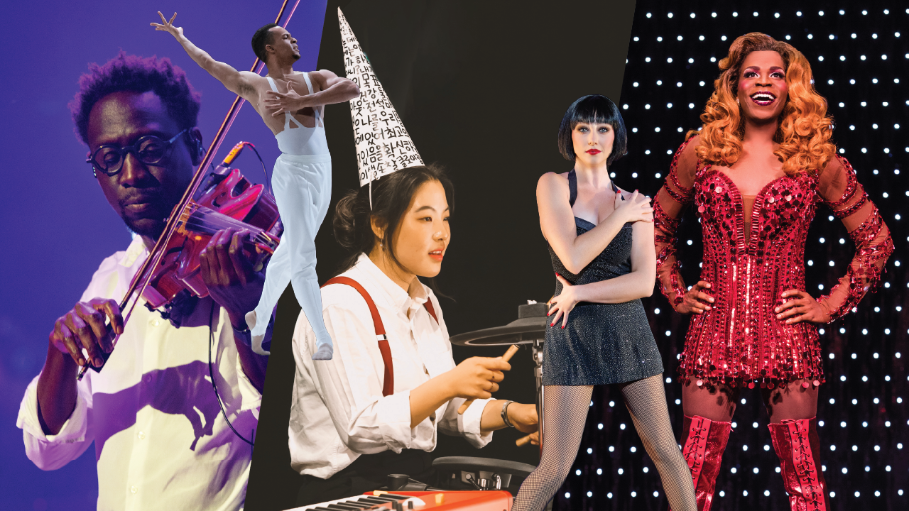 A collage of various shows that are a part of The Lincoln Center 25-26 season
